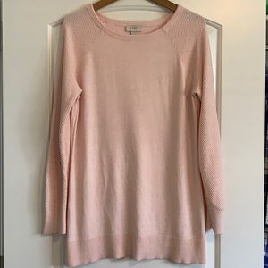 LOFT textured sleeve sweater GUC